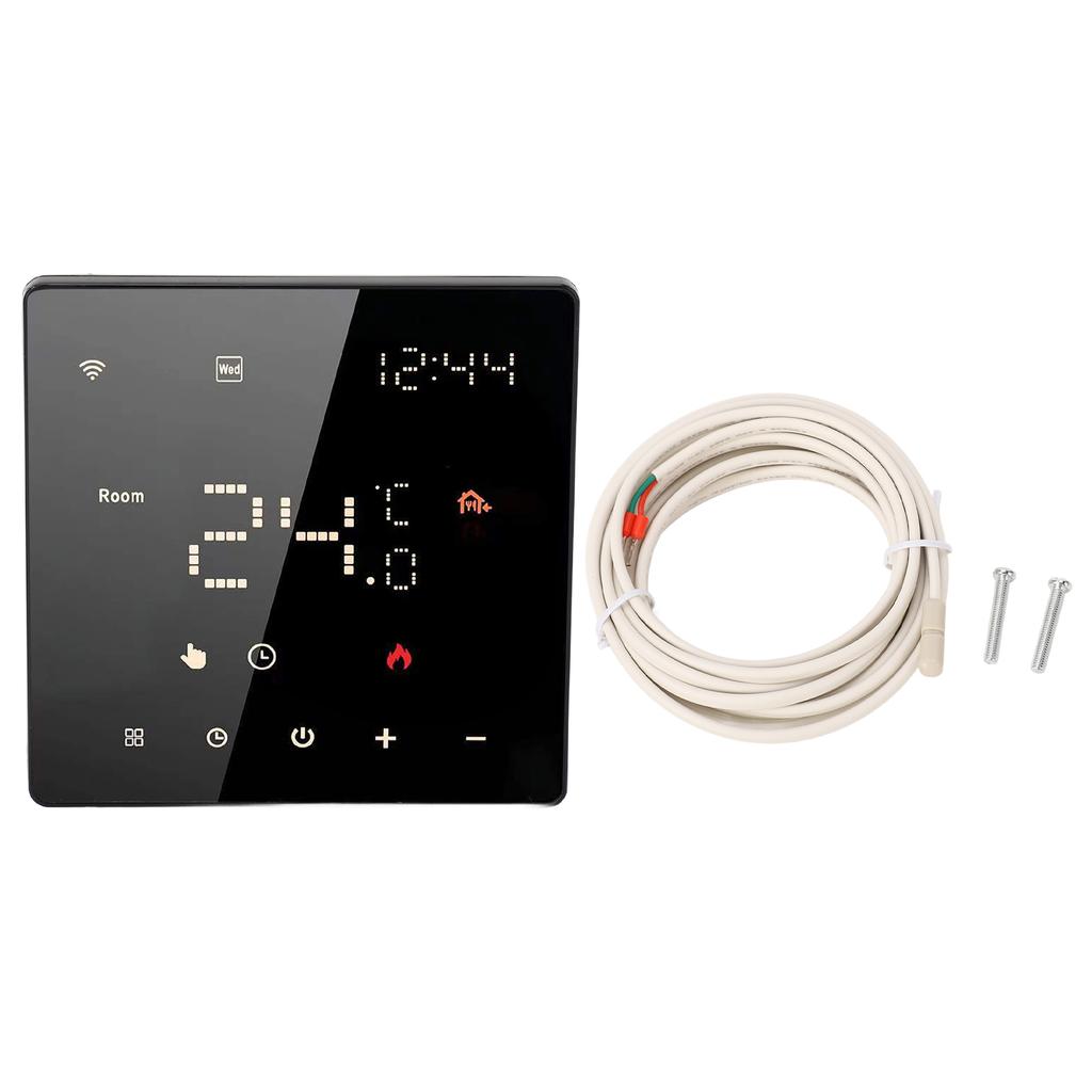 Heizungsthermostat Smart APP Steuerung Digitaler Touchscreen Raumtemperaturregler 100‑250VAC 16A
