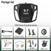 9.7 Inch 8 Core 2 Din Android 14 Car Radio For Ford Focus 3 Mk 3 2011 2012 - 2019 Multimedia Video Playe Carplay Auto Stereo DVD