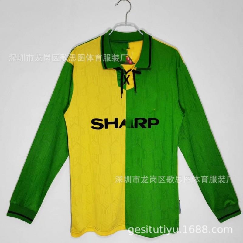 Retro Football Jersey Men Vintage Soccer Shirt Sports Training Top