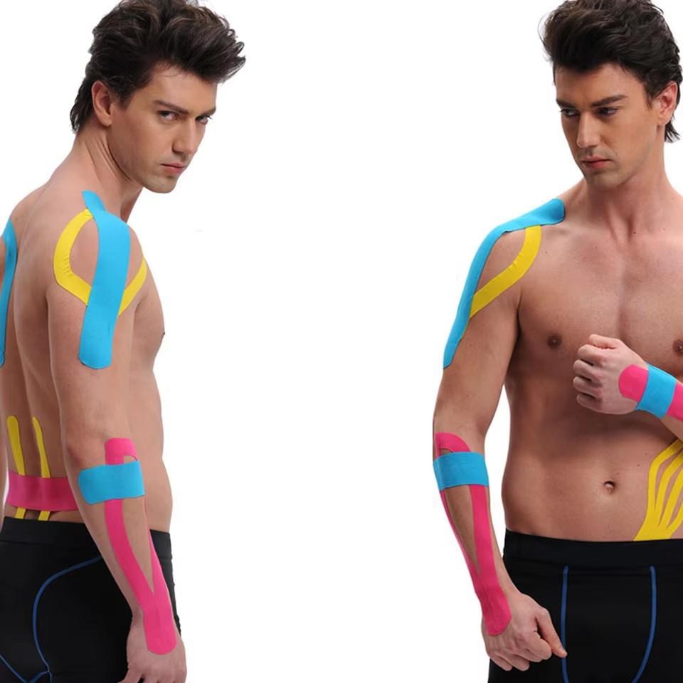 Getinfit 1Pcs Waterproof Kinesiology Tape for Muscle Recovery Pain Relief Sports Athletic Bandage Gym Protector