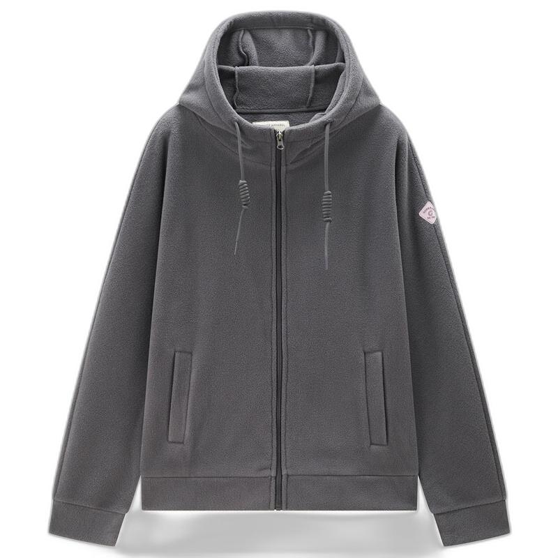 

Женская флисовая толстовка с капюшоном на молнии свободного кроя Giordano XL