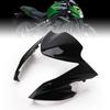 Headlight Fairing Cover Windshield Plastic Headlight Protector Fairing Windshield Fits For ER6N 2012-2016, Black, Green