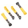Technology Building Blocks MOC Crane Technical Parts Rod Connector Bricks Shock Absorber Wheel Push