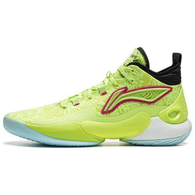 Li Ning Yu Shuai 18 Basketball Shoes Men Sneaker Green Black ABAU087-2
