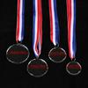3Pcs Blank  Glass Medals Sport Souvenirs Honor Medal School Competition For Honorary Medals Commemorative Awards Gift