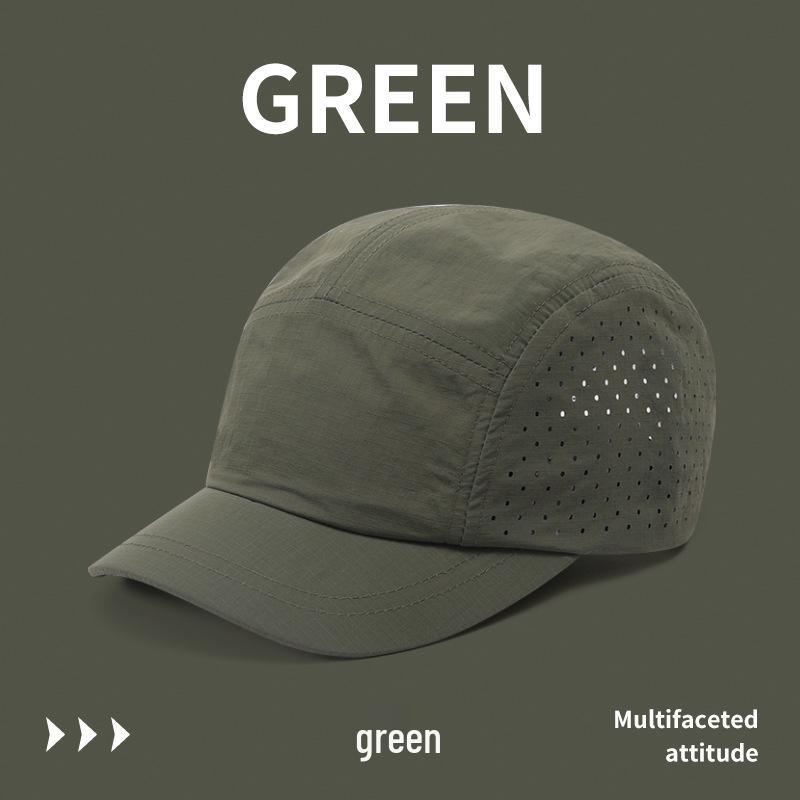 Unisex Quick-Dry Japanese Style Soft Top Baseball Cap with Short Brim – Summer Flat Cap