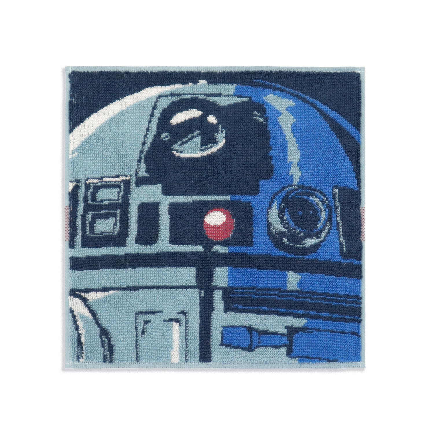 

STAR WARS Towel Made in Fluffy 25 x 25 cm R2-D2 Handkerchief, Blue, Japan, Cotton, 19-0080090, Approx. синий