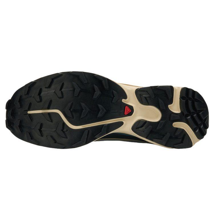 SALOMON XT 6 Tênis de Corrida Respiráveis Unissex Areia do Deserto Cinza Areia Amarelo Pinheiro Seco Amarelo Névoa Azul L49258100