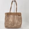 IELGY Vacation Leisure Woven Hollow Female Bag Retro Art Mori Style Simple Beach Bag