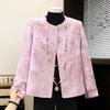 Mother's Day Chinese Style Retro Spring Jacket for Middle-Aged and Elderly Women - Short, Fashionable Temperament Top