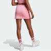 Adidas Originals Island Club Mini Skirt Logo Print Vertical Stripes High Waist Sports Casual Skirt Women Skirts Pink IT8167