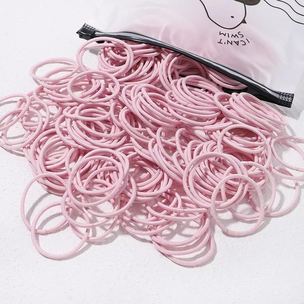 50 szt. Gumki do włosów Opaski Gumki do kucyka Sznurek Scrunchies Obręcz Colet Opaska do włosów dla Kobiety Mężczyzny Dziewczynki Cienkie Akcesorium do fryzury