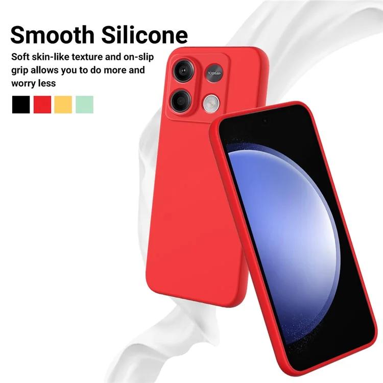 For Xiaomi Redmi Note 13 5G Note 13 5G (China) Case Liquid Silicone Slim Protective Phone Cover with Strap