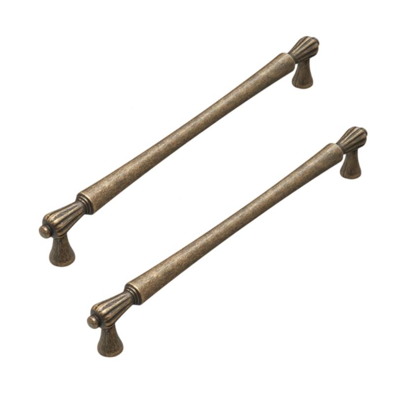 Set of 2 Vintages Styles Bronze Handles Enhancing Elegant In Home Interior and Furniture Restoration Casual Use