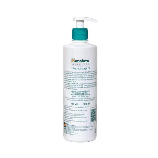 Himalaya Baby Powder, Pack of 700g and Massage Oil (500ml) Combo