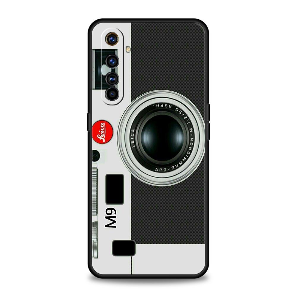 Retro Camera Case For Realme C67 C63 C55 C53 C35 C25 C21 GT 2 3 5 6 10 11 12 13 Pro Plus 5G Soft TPU Phone Cover Fundas Capa Bag