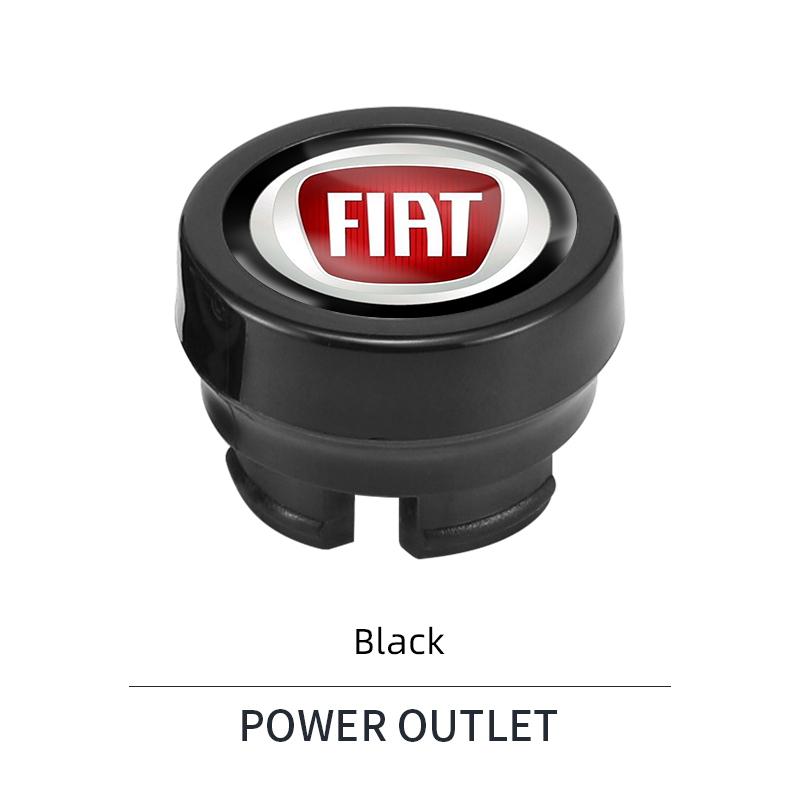 Car Cigarette Lighter Protective Cover Dust Plug Interior A Accessories For FIAT Abarth 500 Tipo  Punto Ducato Stilo Palio Bravo