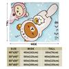Rilakkuma Korilakkumas  Blanket Quality Super Soft  Throw Blanket Winter Boy Girl Couch Bed Aesthetic Bedspread