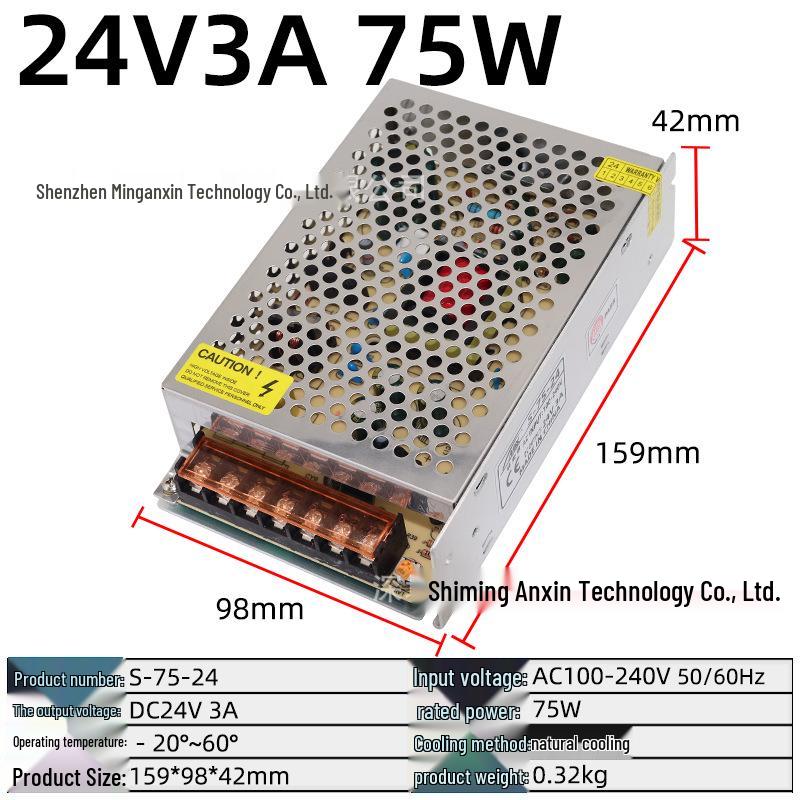 220V to Multi-Voltage Switching Power Supply for LED Strips and Monitors (5V, 12V, 24V, 36V, 48V; 5A-30A)
