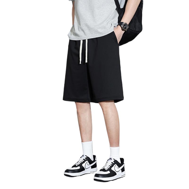 Shorts Men's Solid Color Five-quarter Pants Casual Sports Shorts Simple Shorts