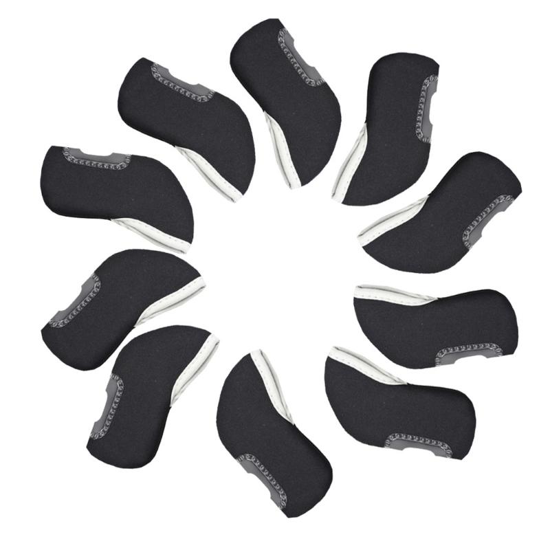10pack Golf Club Head Covers Transparents View Waterproofed Golf Club Headcover for Various Player