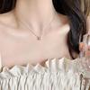 Xiaohongshu Elegant H Pendant Necklace: Premium, Versatile, Light Luxury Clavicle Chain