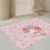 My M-melody Lovely Room Mats Anti-slip Absorb Water Long Strip Cushion Bedroon Mat Household Carpets