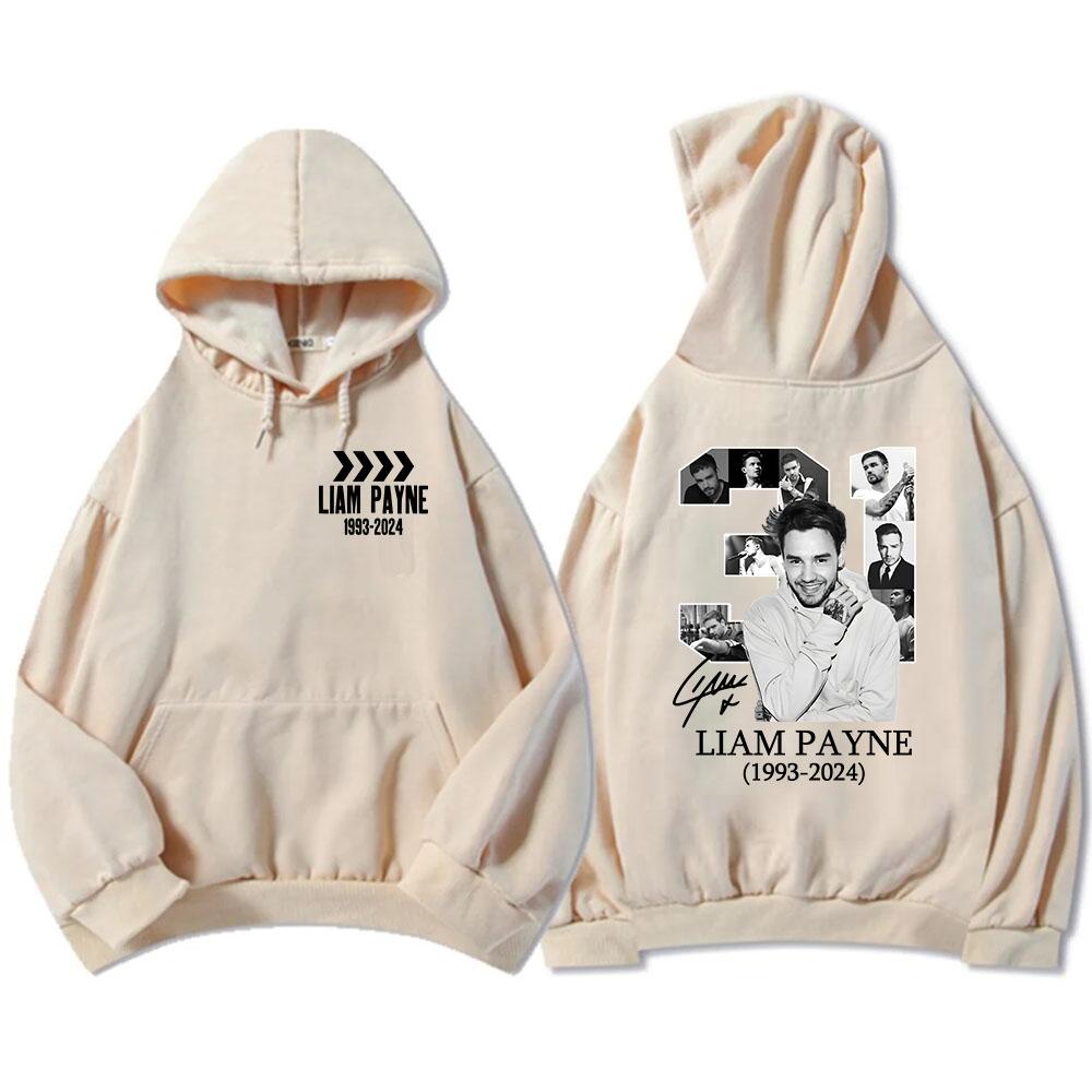 1993-2024 Liam Payne Hoodies Winter Freizeit Kapuzenpullover Herren/Damen Sweatshirts Unisex Hip Hop Kleidung Herren Pullover mit Grafik