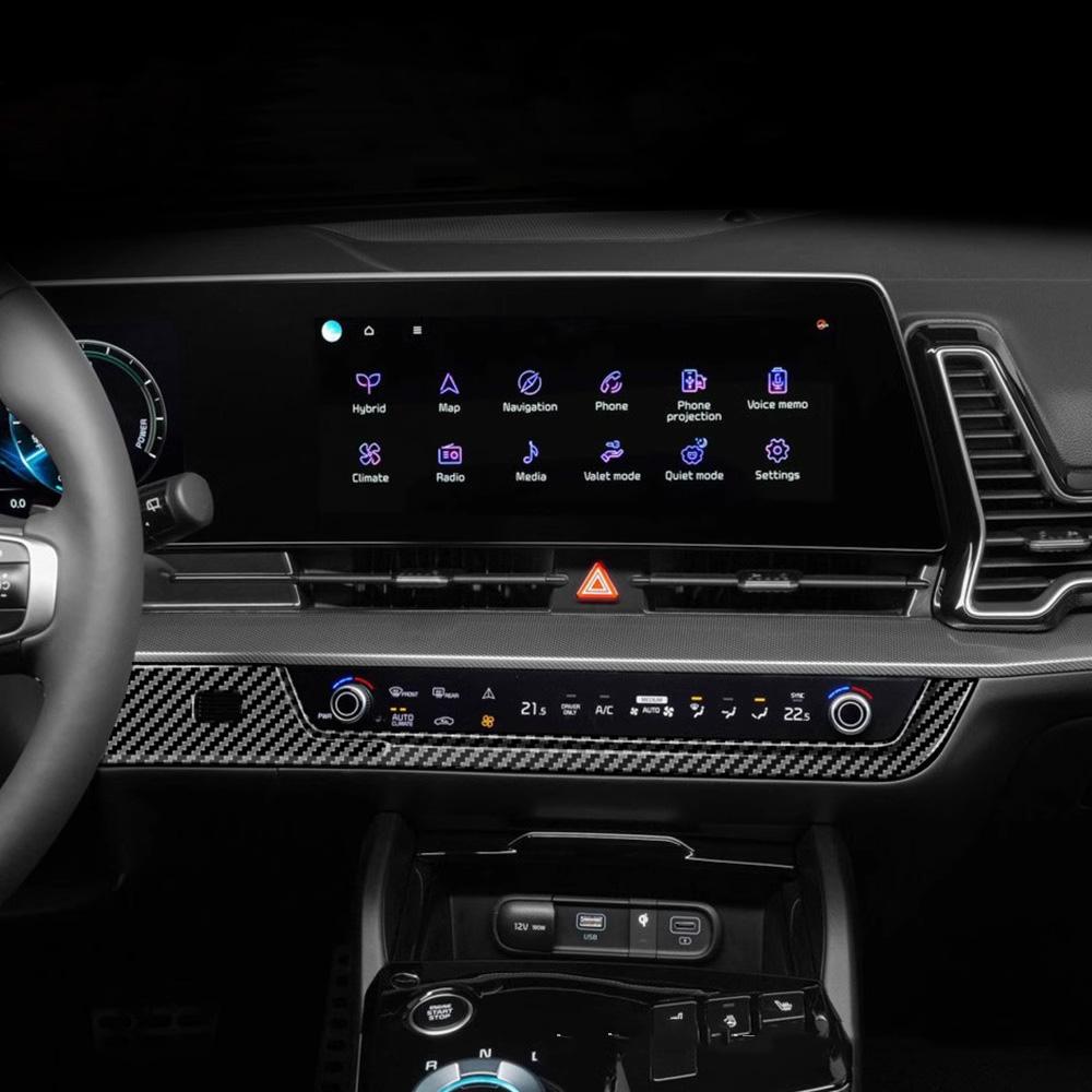 AC Vent Outlet Decor Cover Trim Sticker for Kia Sportage NQ5 2025 2025 2025 LHD ABS Chrome Accessories