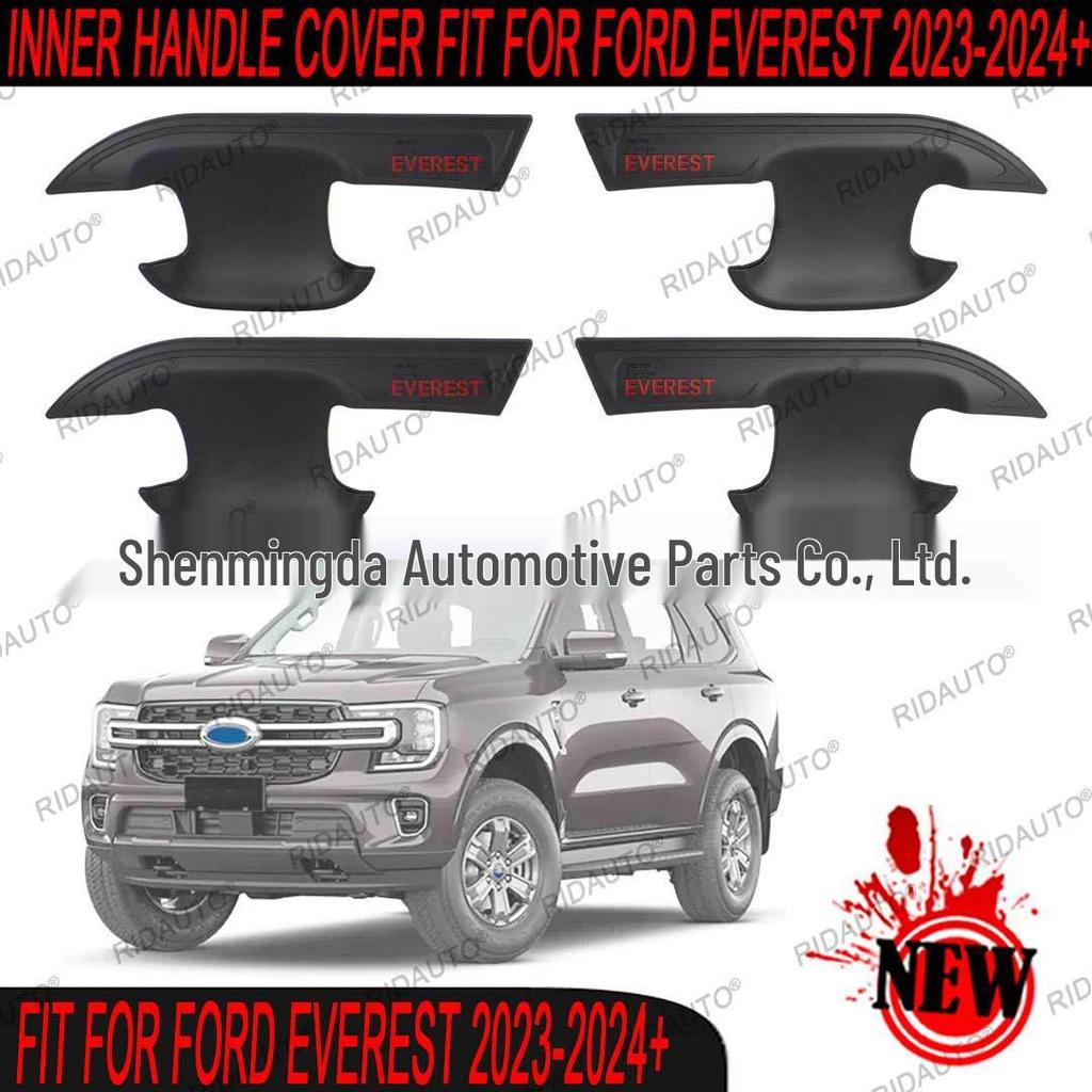 2023 Ford Everest Black Exterior Door Handle Protection Trim