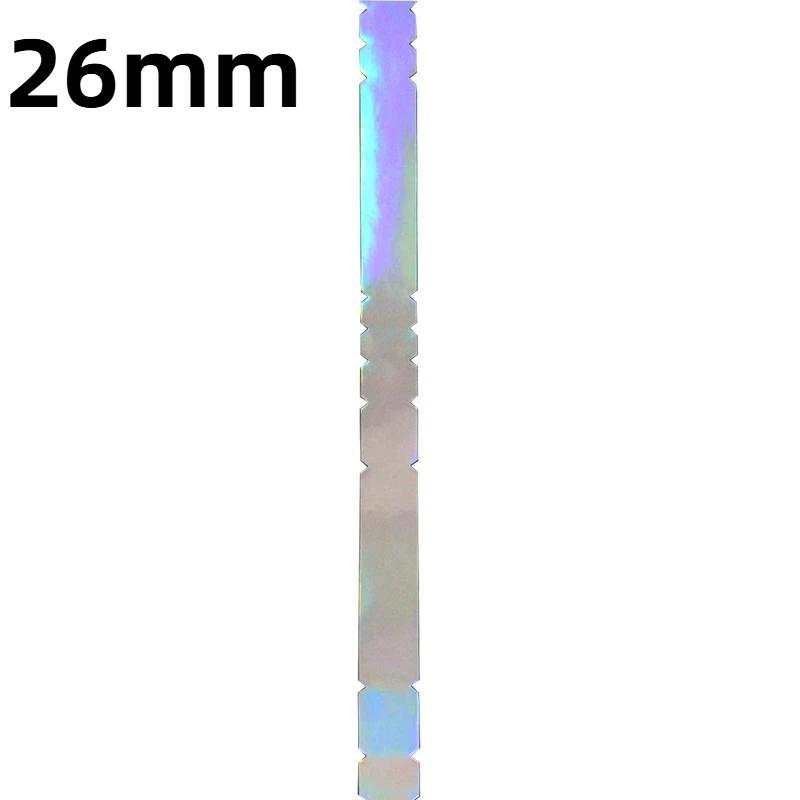 Gradient Laser PeakBall Racket Edge Protector Breathable Durable Protective Tape for Amateur Competition 26mm серебряный