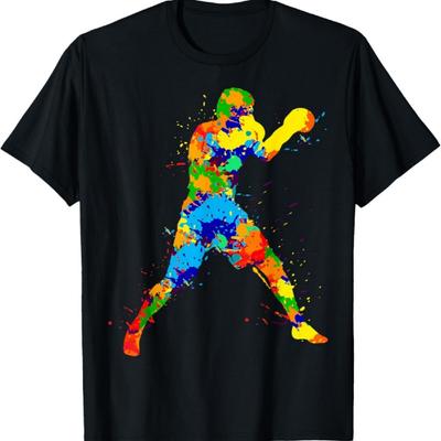 Boxing Boxer Boys Kids Men T-Shirt