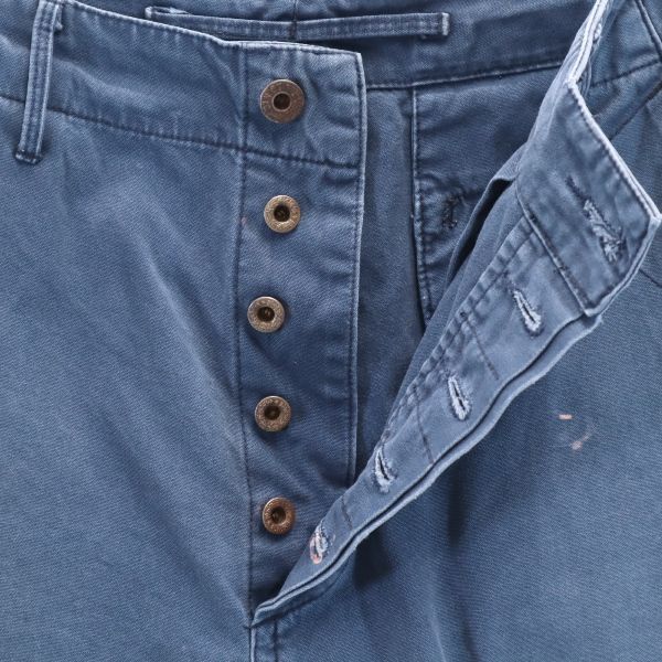 RRL Šortky w33 Námořnická modř systém RALPH LAUREN zapínání na knoflíky Pánské Použité
