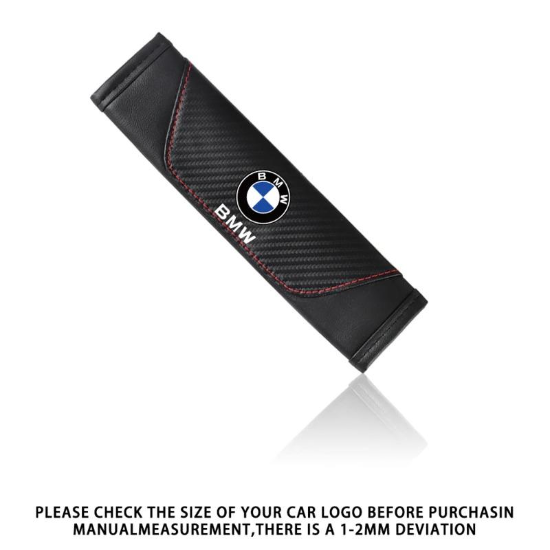 2pcs Universal Car Safety Belt Cover Adjustable Seat Belt Cover Shoulder Strap Covers For BMW M M1 M2 M3 M4 Auto Accessories
