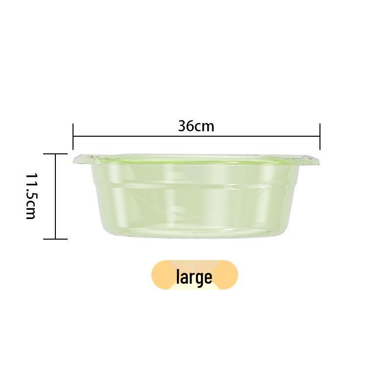Прочный большой прозрачный многоцелевой таз для овощей, стирки и мытья ног