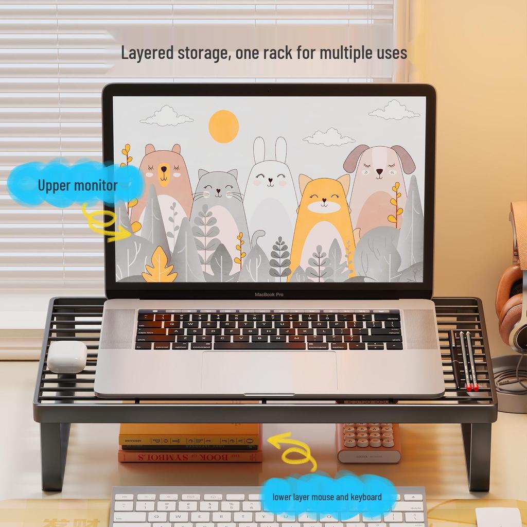 Multi-Purpose Laptop Stand: Gaming, Cooling, Storage & Keyboard Rack