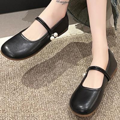 Shoes for Women  Fashion Spring and Autumn Women's Flats Mary Jane Solid Color Round Toe Shallow Mouth Zapatillas De Mujer