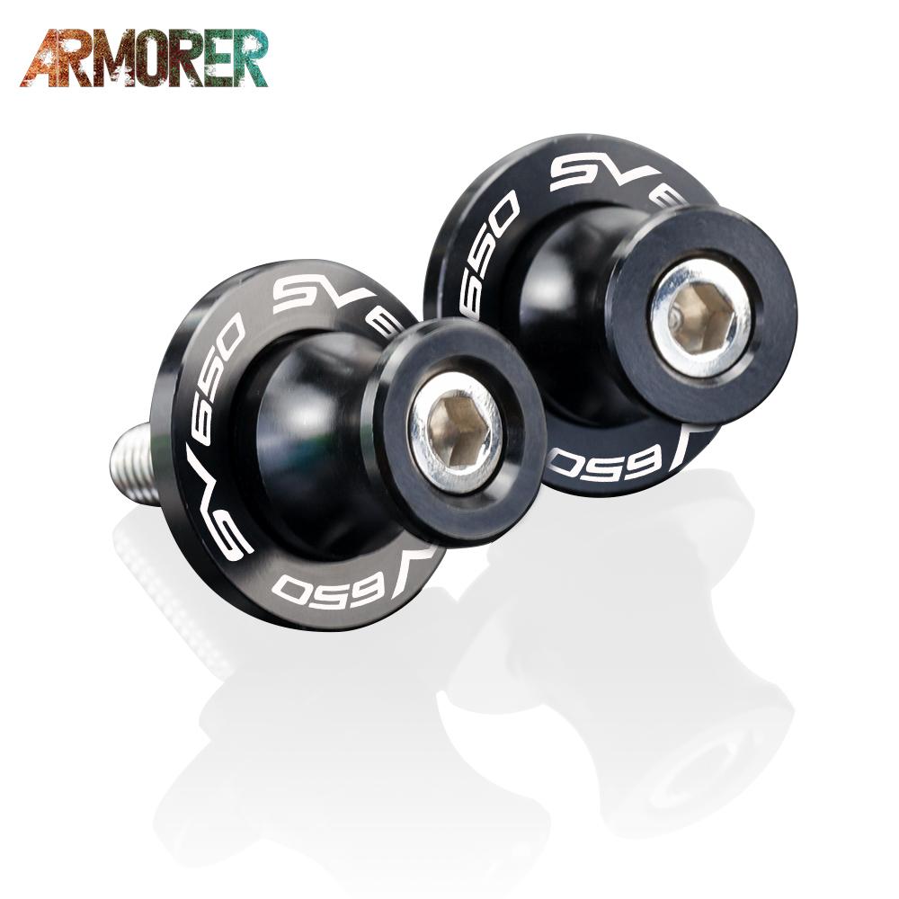 

Аксессуары для мотоциклов для SUZUKI SV650 SV 650 с ЧПУ, алюминиевые катушки маятника 8 мм, слайдер-подставка, винт 1999 - SV650 Black