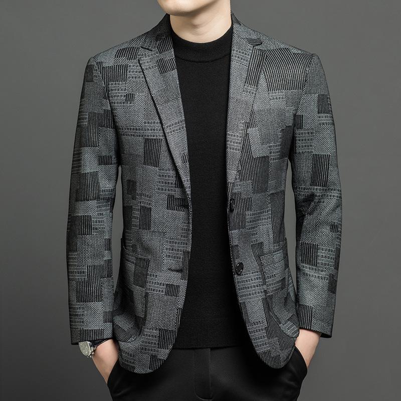 Leather Jacket Men's Suit First Layer Sheepskin Top Jacket Autumn Leather Suit