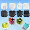 Silikon Mousse Kuchenform Blume Herz Stern Form Küche Backen Puddingbecher Schokoladenherstellung Hochzeitsparty Kuchen Dessertform