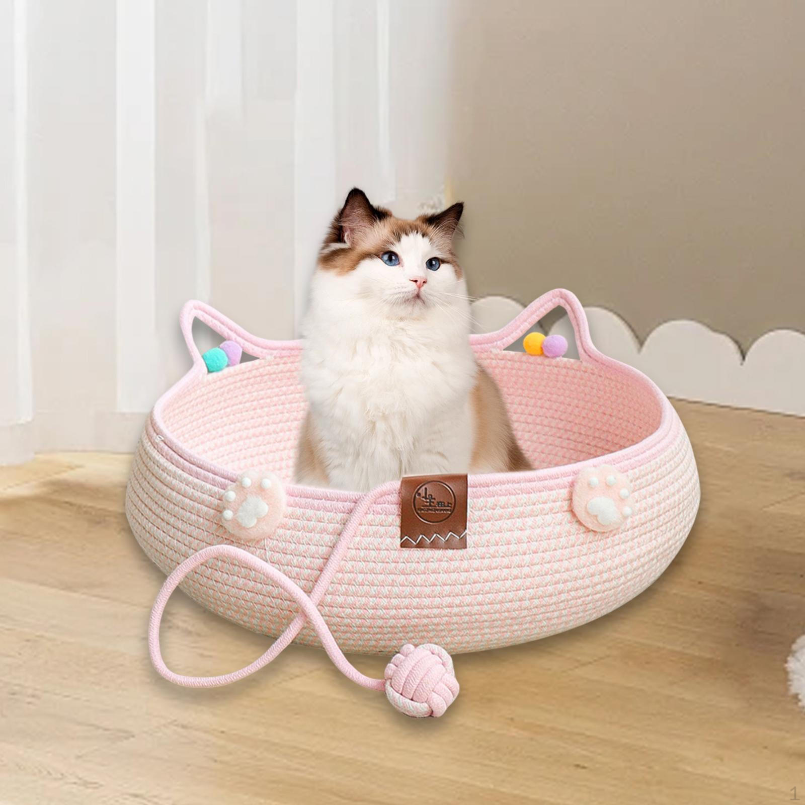 

Cat Basket, Pet Bed, Scratching Portable Lounge Furniture, Protector, Accessories, S