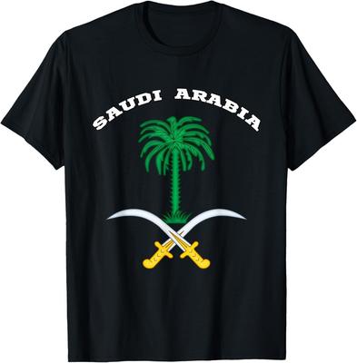 Saudi Arabia T-shirt Coat of Arms Tee Flag Souvenir Riyadh Gift Unisex T-Shirt