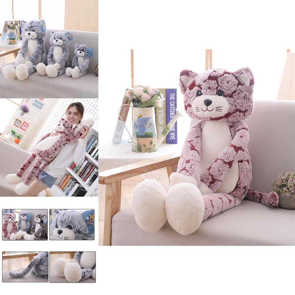 Adorable Large Cat Plush Toy Soft Cute Stuffed Doll Perfect For Christmas Gift