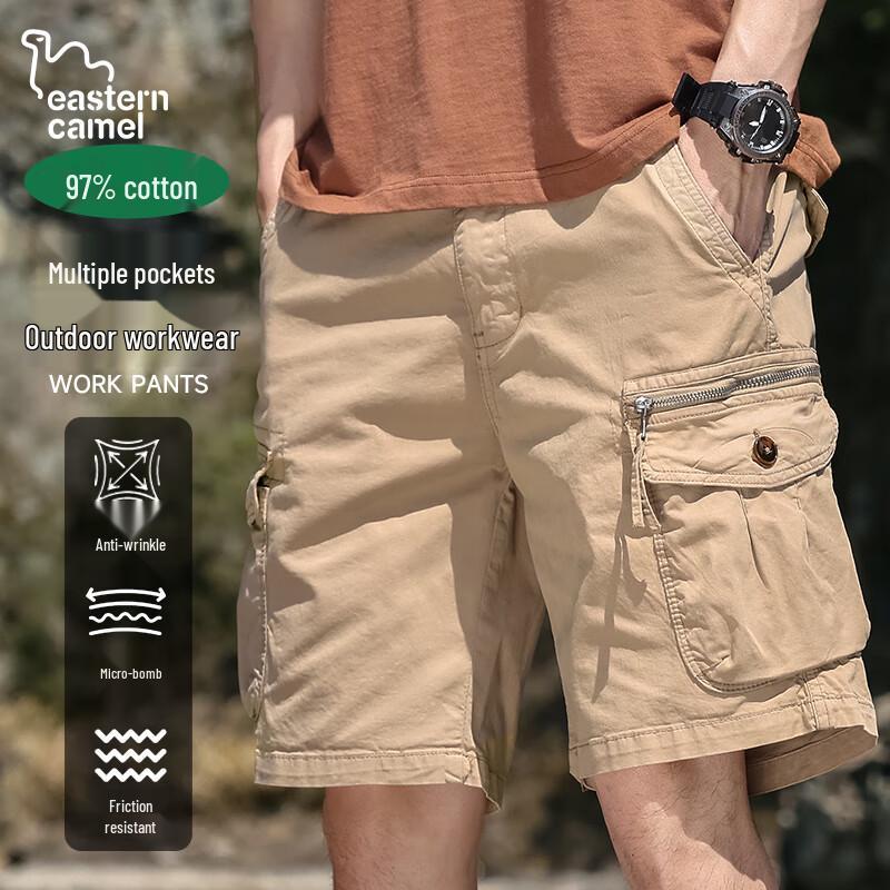 EASTERN CAMEL Men s Casual Workwear Cargo Shorts 32
