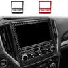 Real Carbon Fiber Car Accessories Center Console Frame Cover Soft Sticker For Subaru Forester SK      2024