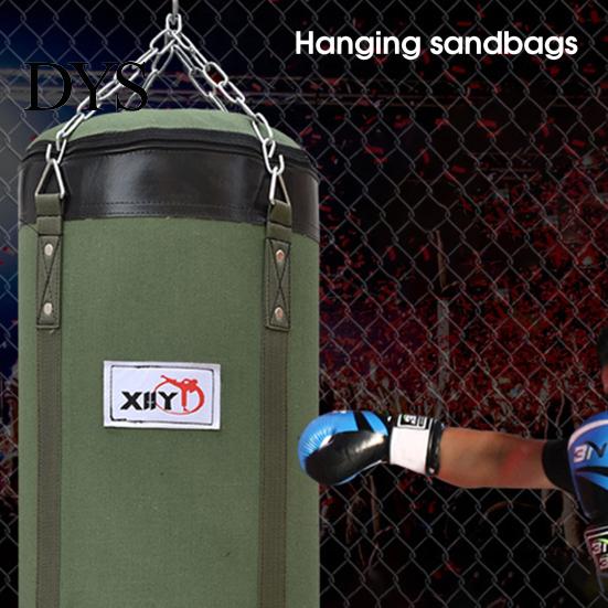 Punching Bags Canvas Boxing Bag Hanging Design High Strength Good Sandbag Toughness Empty for Gym
