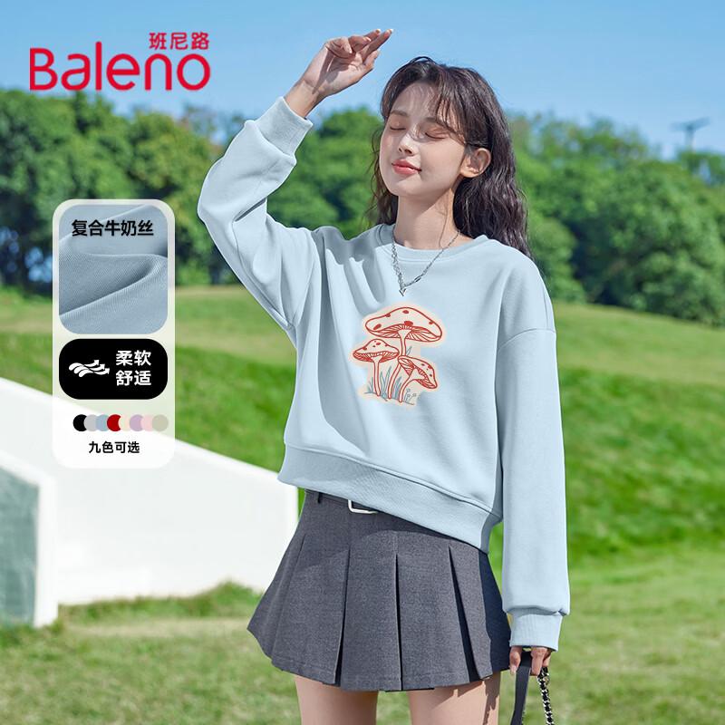 

Baleno Women s Cropped Crew Neck Sweatshirt S