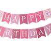 1 Set Pet Birthday Party Decoration Flag Triangle Towel Birthday Hat Balloons
