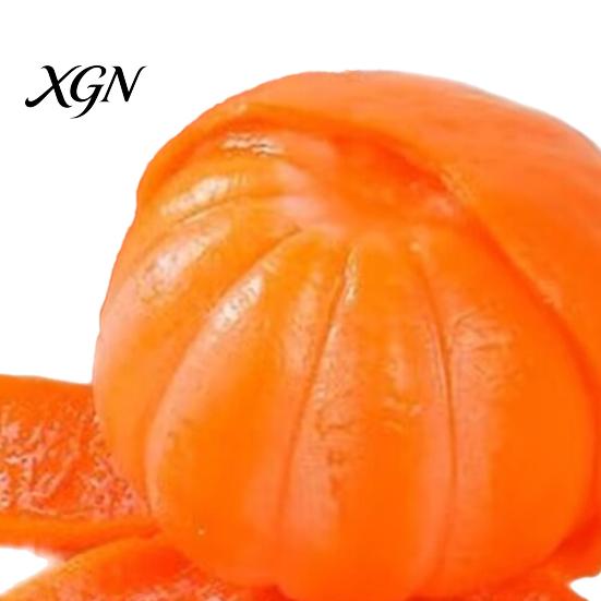 Portable Stress Reliever Relief Peeling Orange Toy Slow Rising Squeeze Management Tool Ball Anti-anxiety Simulation Fruit Sensory Fidget