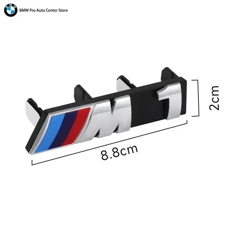 3D ABS M Car Front Grille Badge Emblem Buckle For BMW X6E71 E70 E34 X5G05 G60 F10 X5E53 E24 E63 E64 F06 F12 F13 G32 F18 G30 G31